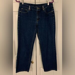 First Issue A Liz Claiborne Company Blue Straight Leg Women's Jeans Size 8P
